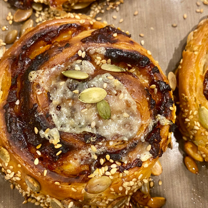 Kaas-zontomaat croissant swirl
